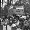 Усталяванне памятнага знаку ў Парку Чалюскінцаў, Дзяды 1990