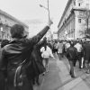 25 лютага 1990 года, перадвыбарчы мітынг, які скончыўся патрабаваннем прамога эфіру для БНФ на тэлебачанні  