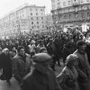 25 лютага 1990 года, перадвыбарчы мітынг, які скончыўся патрабаваннем прамога эфіру для БНФ на тэлебачанні  