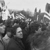 25 лютага 1990 года, перадвыбарчы мітынг, які скончыўся патрабаваннем прамога эфіру для БНФ на тэлебачанні  