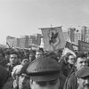 25 лютага 1990 года, перадвыбарчы мітынг, які скончыўся патрабаваннем прамога эфіру для БНФ на тэлебачанні  