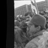 25 лютага 1990 года, перадвыбарчы мітынг, які скончыўся патрабаваннем прамога эфіру для БНФ на тэлебачанні  