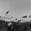 25 лютага 1990 года, перадвыбарчы мітынг, які скончыўся патрабаваннем прамога эфіру для БНФ на тэлебачанні  