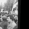 25 лютага 1990 года, перадвыбарчы мітынг, які скончыўся патрабаваннем прамога эфіру для БНФ на тэлебачанні  