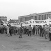 Год з дня абвяшчэння незалежнасці Беларусі. Мітынг на плошчы Незалежнасці