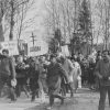 Дзяды 1989 год, наперадез Улазімір Арлоў, аўтар фота Сяргей Чырык. 