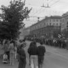 Плошча, жнівень 1991 у МІнску, фота Уладзіміра Кармілкіна